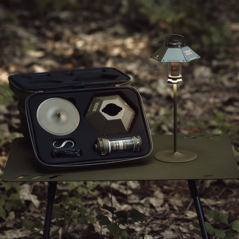 Dual Light Camping Lighting System Kit