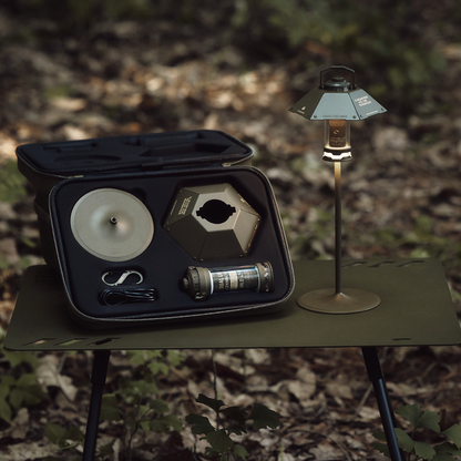 Dual Light Camping Lighting System Kit