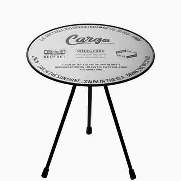 Cargo Container ARC Table portable aluminum camping table for outdoor cooking, dining, and camping