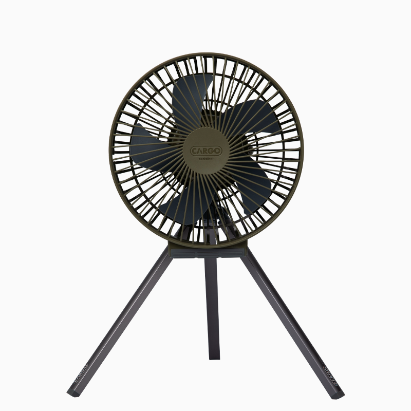portable rechargeable camping fan with detachable tripod for tent camping