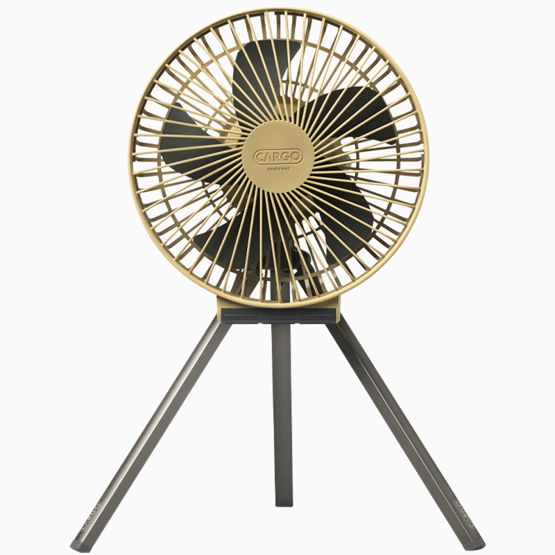 smart camping fan with remote control and hanging mount for outdoor use