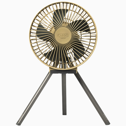 smart camping fan with remote control and hanging mount for outdoor use
